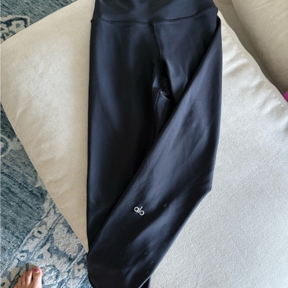 ALO Yoga Black Leggings - Picture 1 of 8